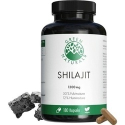 Abbildung klein von Green Naturals Shilajit 1300 Mg Hochdosiert Vegan
