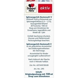 Abbildung klein von Doppelherz Spitzwegerich Hustensaft V