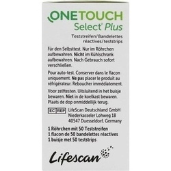 Abbildung klein von One Touch Select Plus Blutzucker Teststreifen