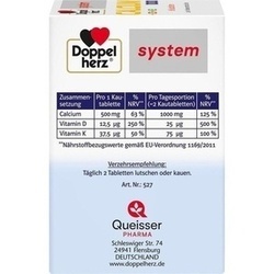 Abbildung klein von Doppelherz Calcium 1000+D3+K2 System