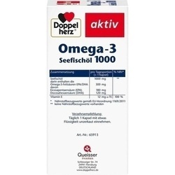 Abbildung klein von Doppelherz Omega-3 Seefischöl 1000