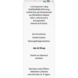 Abbildung klein von Hustenlöser Efeu 8.25 Mg/Ml Sirup