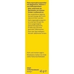 Abbildung klein von Wepa Magnesium 300+Vit.C Zuckerfrei Pulver
