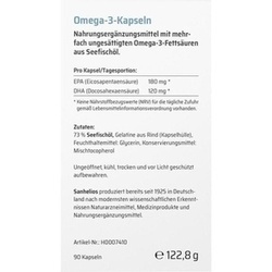 Abbildung klein von Sanhelios Omega-3 Kapseln 1000