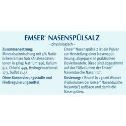 Abbildung klein von Emser Nasenspülsalz Physiologisch Beutel 