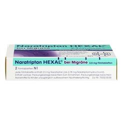 Abbildung klein von Naratriptan Hexal Bei Migräne 2.5mg