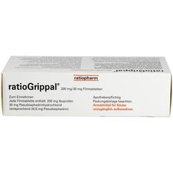 Abbildung klein von Ratiogrippal 200 Mg/30 Mg Filmtabletten