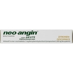 Abbildung klein von Neo-Angin Benzydamin Akute Halsschmerz Zitrone