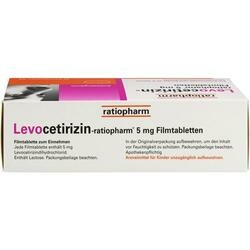 Abbildung klein von Levocetirizin-Ratiopharm 5 Mg Filmtabletten