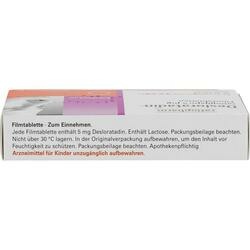 Abbildung klein von Desloratadin-Ratiopharm 5 Mg Filmtabletten