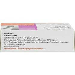 Abbildung klein von Desloratadin-Ratiopharm 5 Mg Filmtabletten