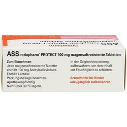 Abbildung klein von Ass -Ratiopharm Protect 100 Mg Magensaftres. Tabl.