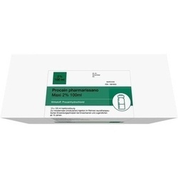 Abbildung klein von Procain Pharmarissano Injektionsflasche 2% 100 Ml