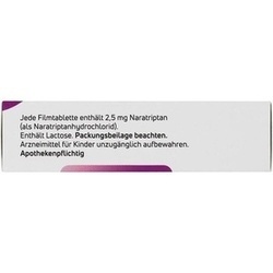 Abbildung klein von Naratriptan Adgc Bei Migräne 2.5 Mg Filmtabletten