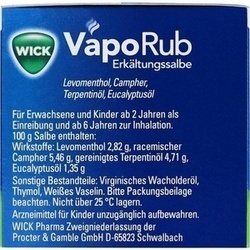 Abbildung klein von Wick Vaporub Erkltungssalbe