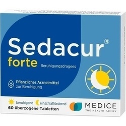Abbildung klein von Sedacur Forte Beruhigungsdragees