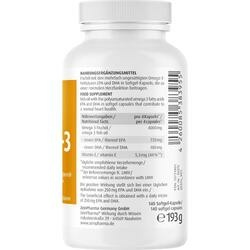 Abbildung klein von Omega 3 1000 Mg - Seefischöl Softgelkapseln Hochdo