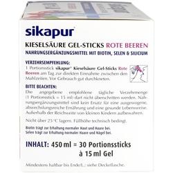 Abbildung klein von Sikapur Kieselsäure Gel-Sticks Rote Beeren