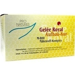 Abbildung von Gelee Royal Aufbaukur M-800 Trinkampullen