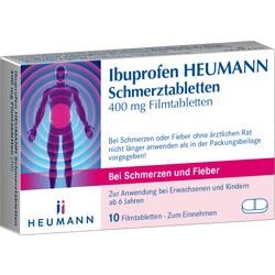 Abbildung von Ibuprofen Heumann Schmerztabletten 400mg Filmtable Filmtabletten