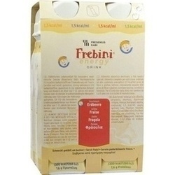 Abbildung von Frebini Energy Drink Erdbeere Trinkflasche Flüssigkeit