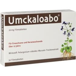 Abbildung klein von Umckaloabo 20mg Filmtabletten