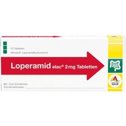 Abbildung klein von Loperamid Elac 2mg Tabletten