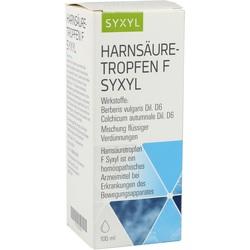 Abbildung von Harnsäuretropfen F Syxyl Lösung