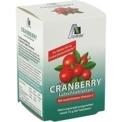Abbildung klein von Cranberry Lutschtabletten