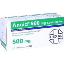 Abbildung von Ancid 500mg Kautabletten