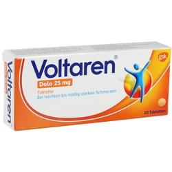 Abbildung von Voltaren Dolo 25mg Tabletten