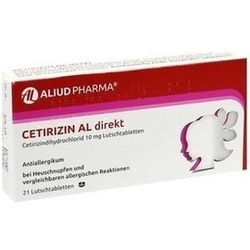 Abbildung von Cetirizin Al Direkt Lutschtabletten