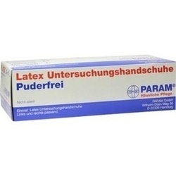 Abbildung klein von Einmal Handschuhe Latex Puderfrei M
