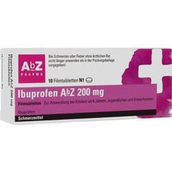 Abbildung klein von Ibuprofen Abz 200 Mg Filmtabletten