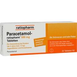 Abbildung von Paracetamol-ratiopharm 500mg Tabletten