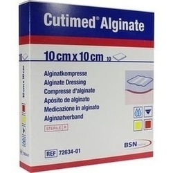 Abbildung klein von Cutimed Alginate 10x10cm Alginatkompresse