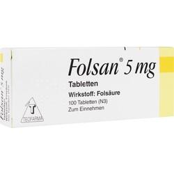 Abbildung klein von Folsan 5mg