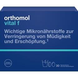 Abbildung von Orthomol Vital F Granulat Kapseln 30beutel Kombipackung