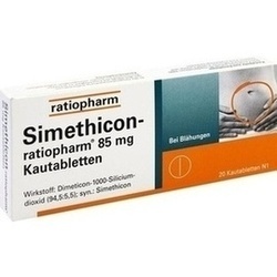 Abbildung klein von Simethicon-Ratiopharm 85mg Kautabletten