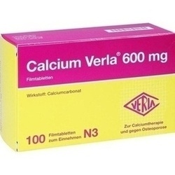 Abbildung klein von Calcium Verla 600mg