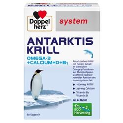 Abbildung von Antarktis Krill Doppelherz System Kapseln