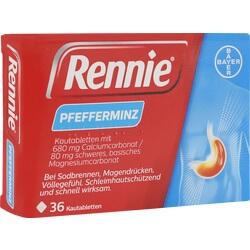 Abbildung von Rennie Kautabletten