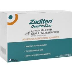 Abbildung von Zaditen Ophtha Sine Augentropfen Edp