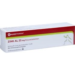 Abbildung klein von Zink Al 25mg Brausetabletten