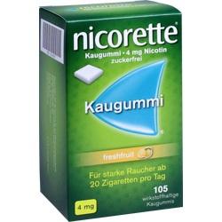 Abbildung klein von Nicorette 4mg Freshfruit Kaugummi