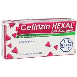 Abbildung von Cetirizin Hexal Bei Allergien Filmtabletten
