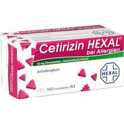 Abbildung von Cetirizin Hexal Bei Allergien Filmtabletten