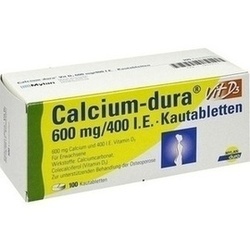Abbildung klein von Calcium-Dura Vit D3 600mg/400 I.E.