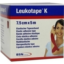 Abbildung klein von Leukotape K 7.5cm Rot