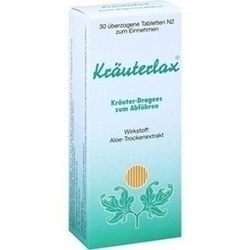 Abbildung von Kräuterlax Dr.henk 15mg Kräuter-drag. Z. Abführen Tabletten